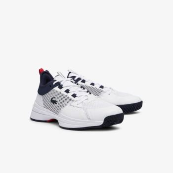 Lacoste AG-LT 21 Textile Sneakers - Tenisky Pánské Bílé / Koralove | CZ-TaANHh